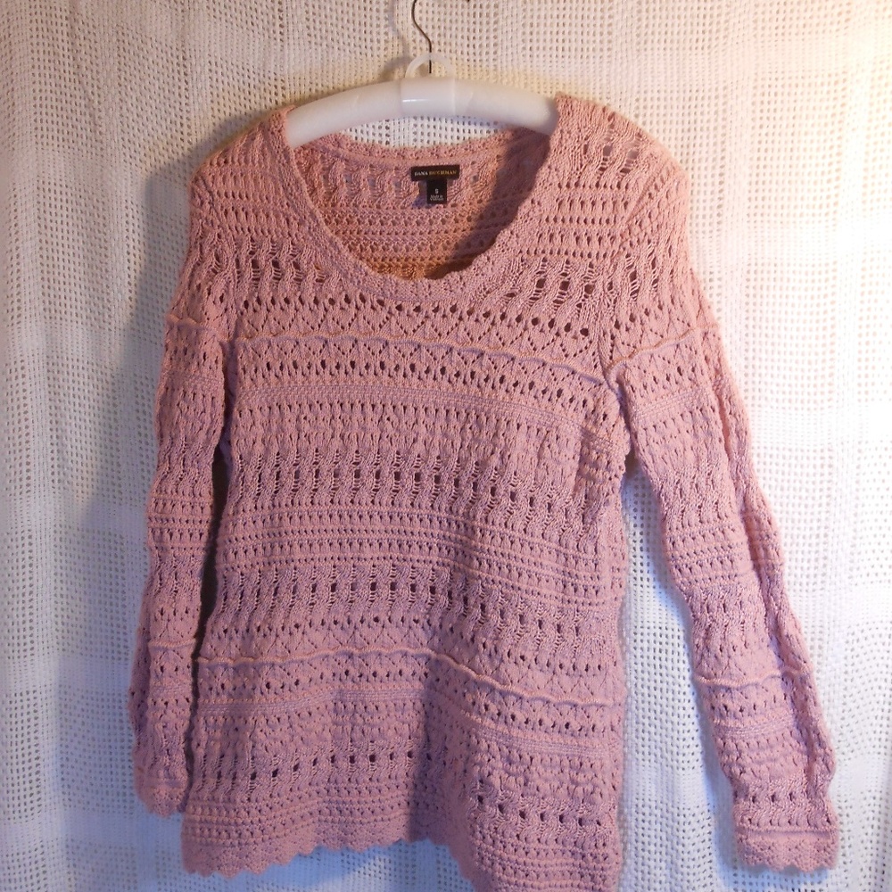 Crochet Lined Women's Top, Dana Buchman